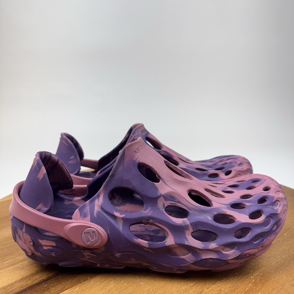 Womens Merrell Hydro Moc Erica Purple Pink Slip On Sport Shoes Size 7 M GUC